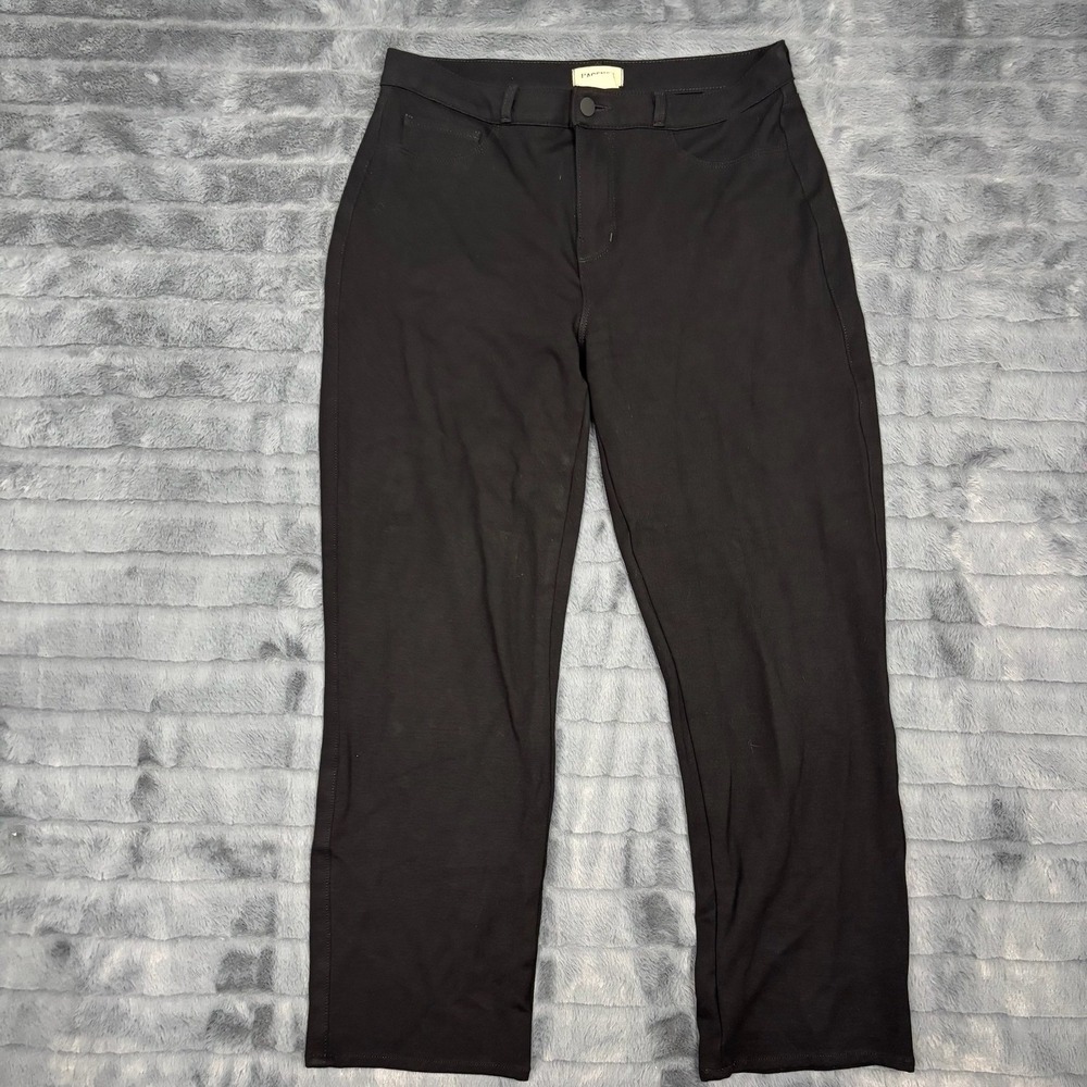L'AGENCE Black Ponte Knit Straight Leg Five Pocket Pants Size 29
